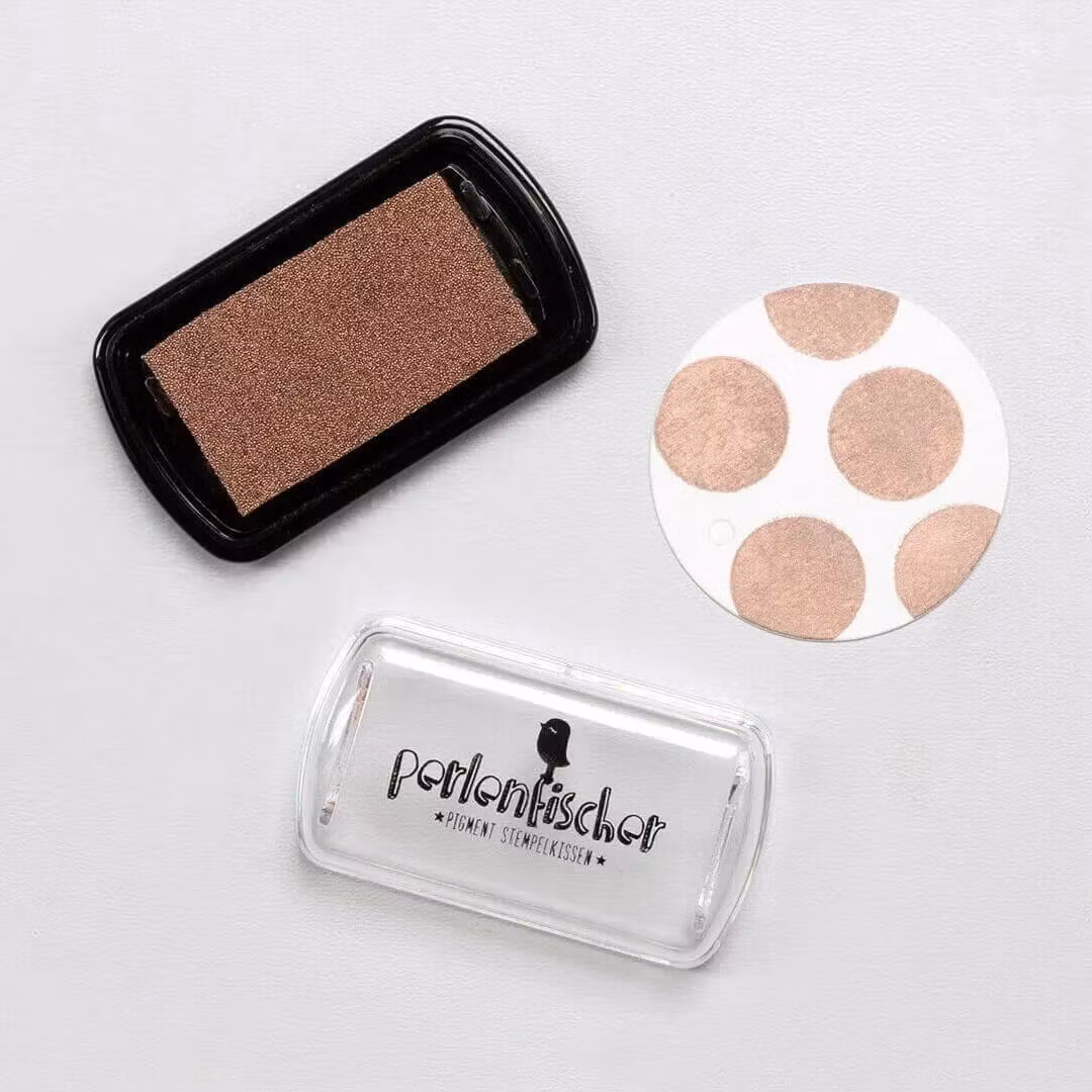 Perlenfischer Stamp pad - Rose gold