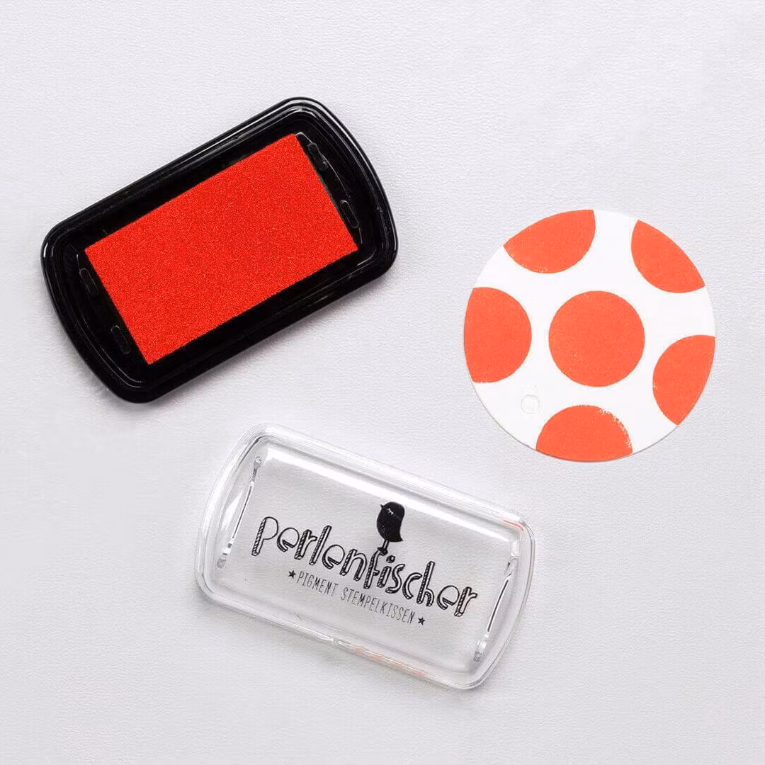 Perlenfischer Stamp pad - Red