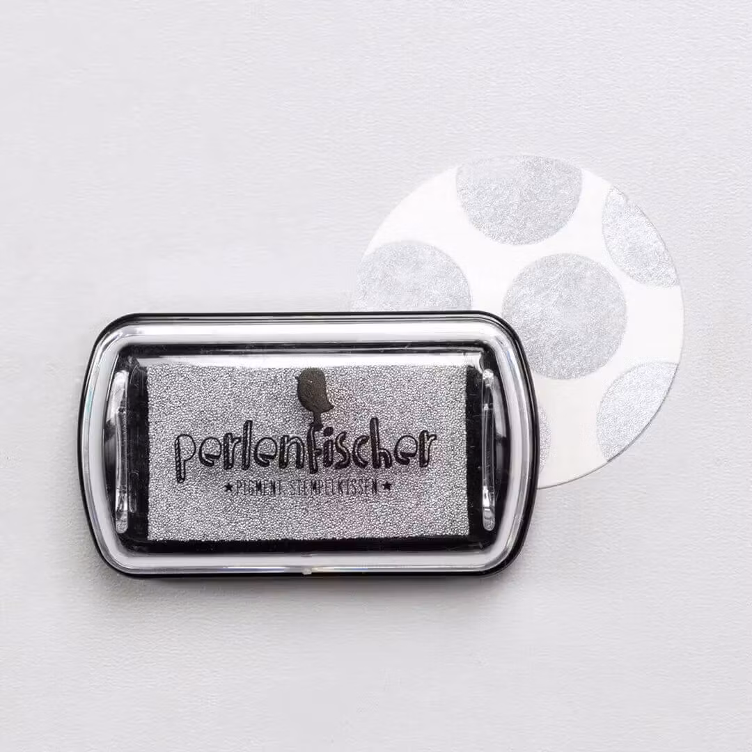 Perlenfischer Stamp pad - Silver