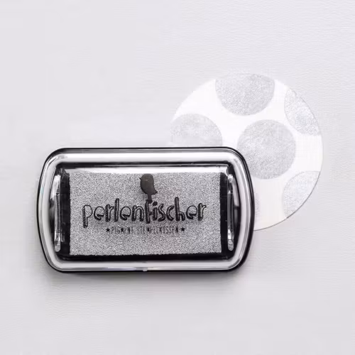 Perlenfischer Stamp pad - Silver