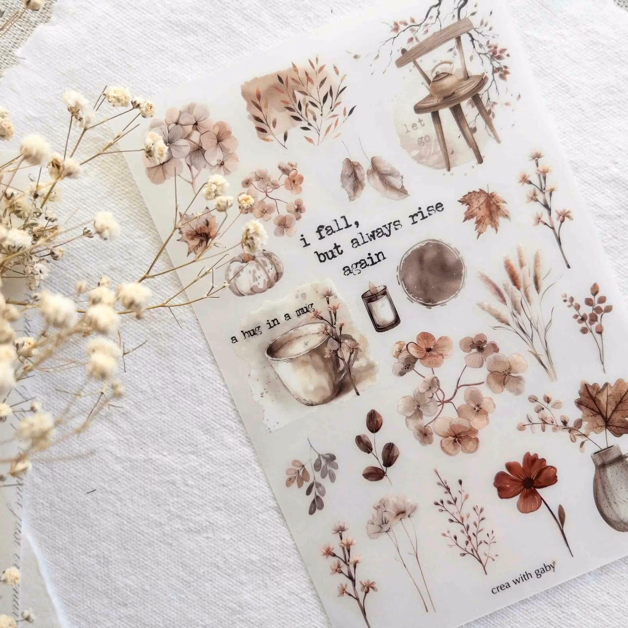 Transfer Stickers Crea with Gaby - Autumn Deco