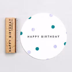 Stämpel Perlenfischer - Happy Birthday