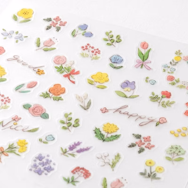 Midori Sticker Wild Flowers