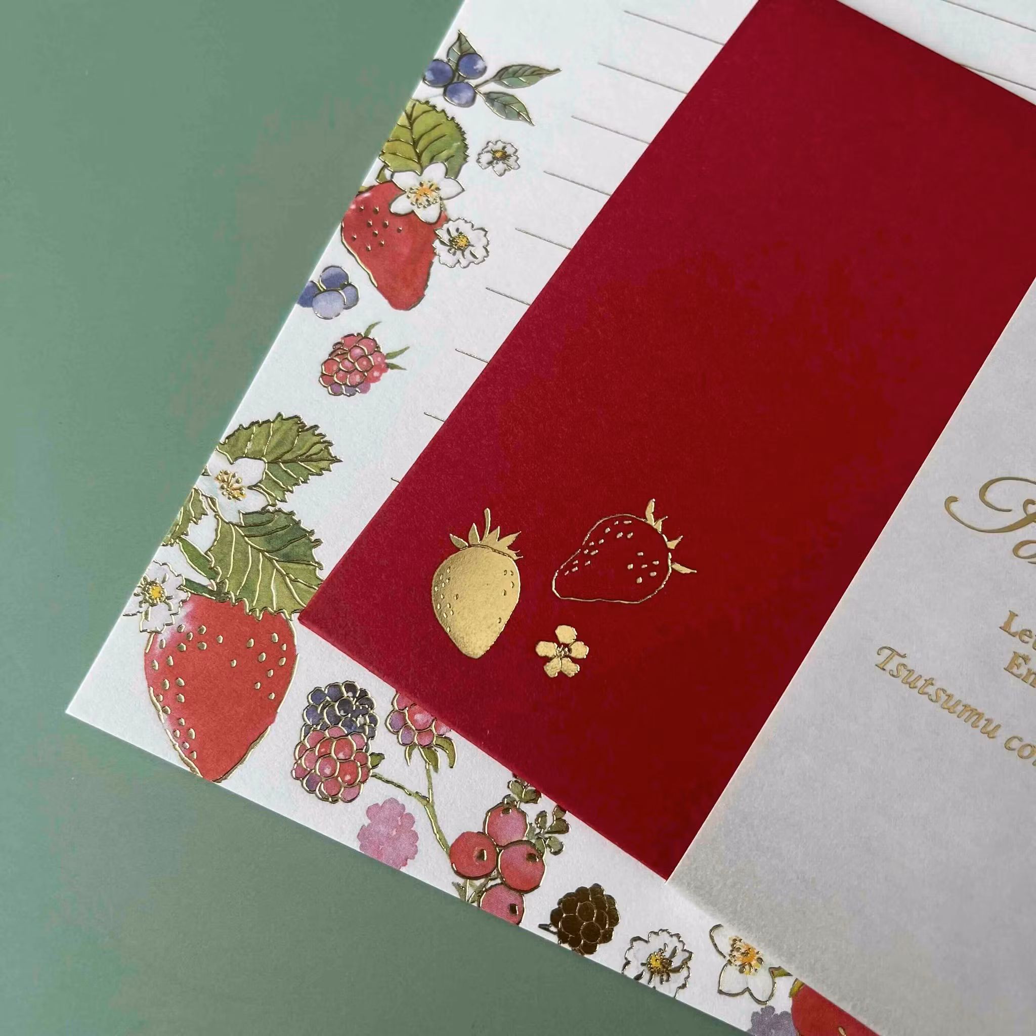 Brevpapper Tsutsumu Company - Berry Garden