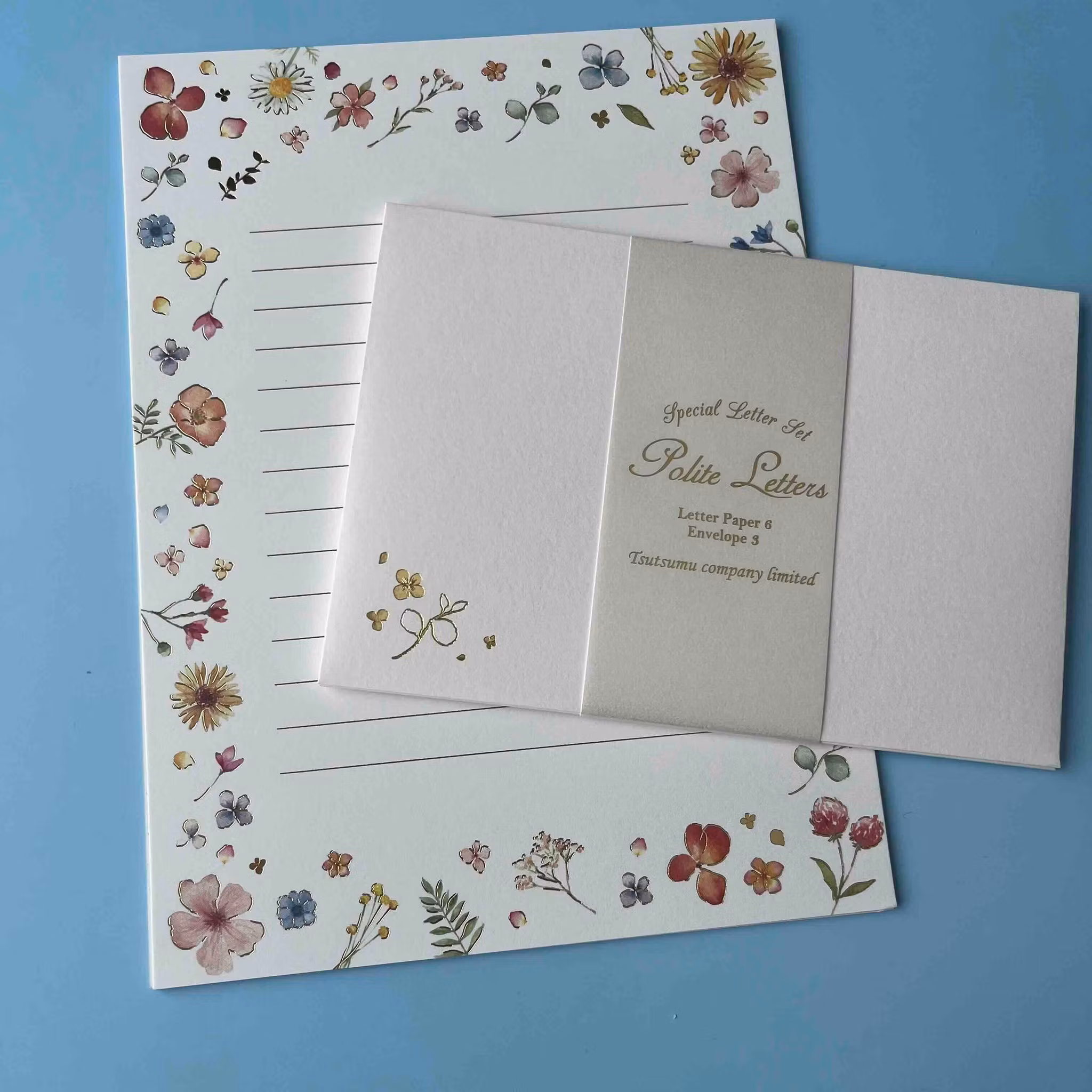 Brevpapper Tsutsumu Company - Sweet Flowers
