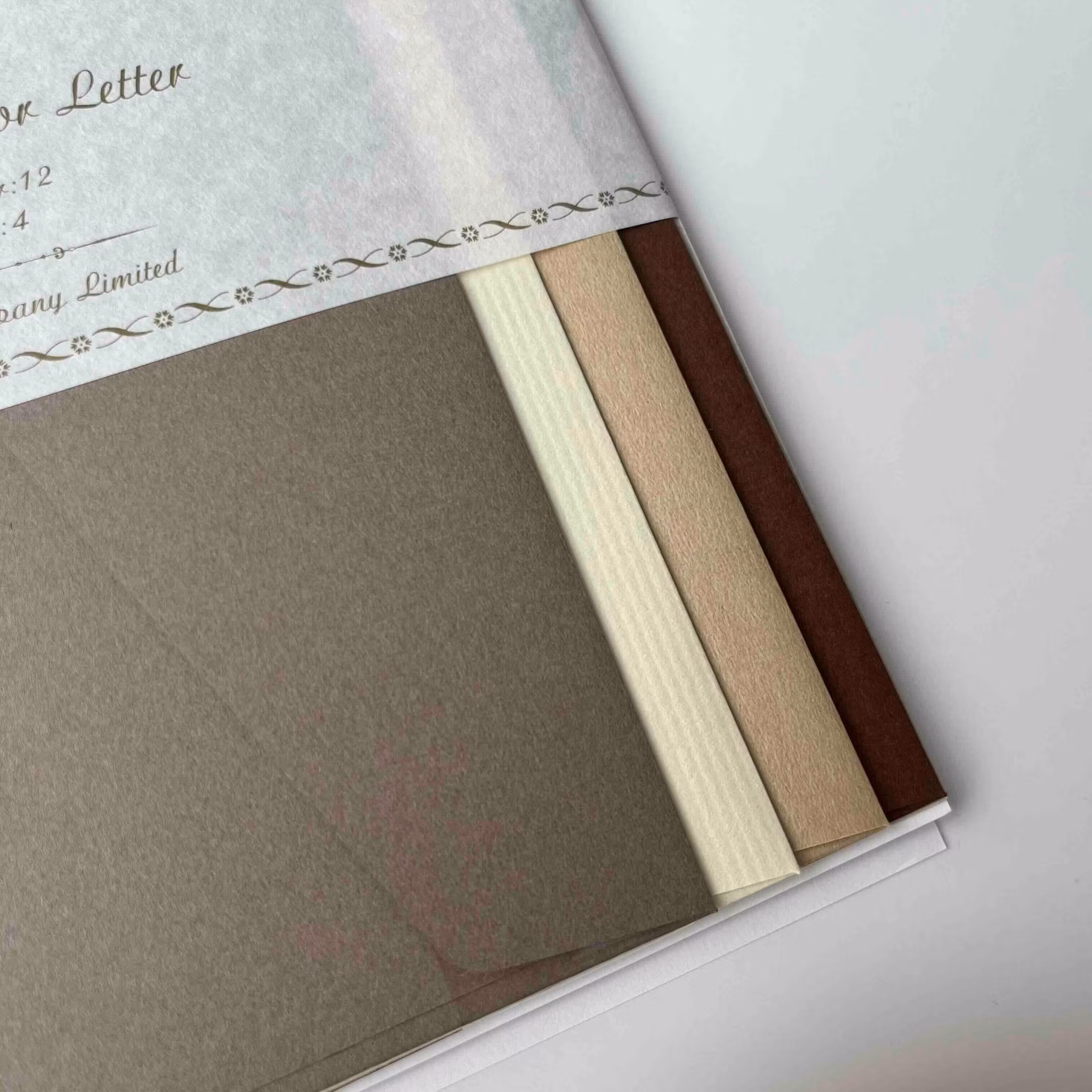 Brevpapper Tsutsumu Company - Nostalgic Color Brown