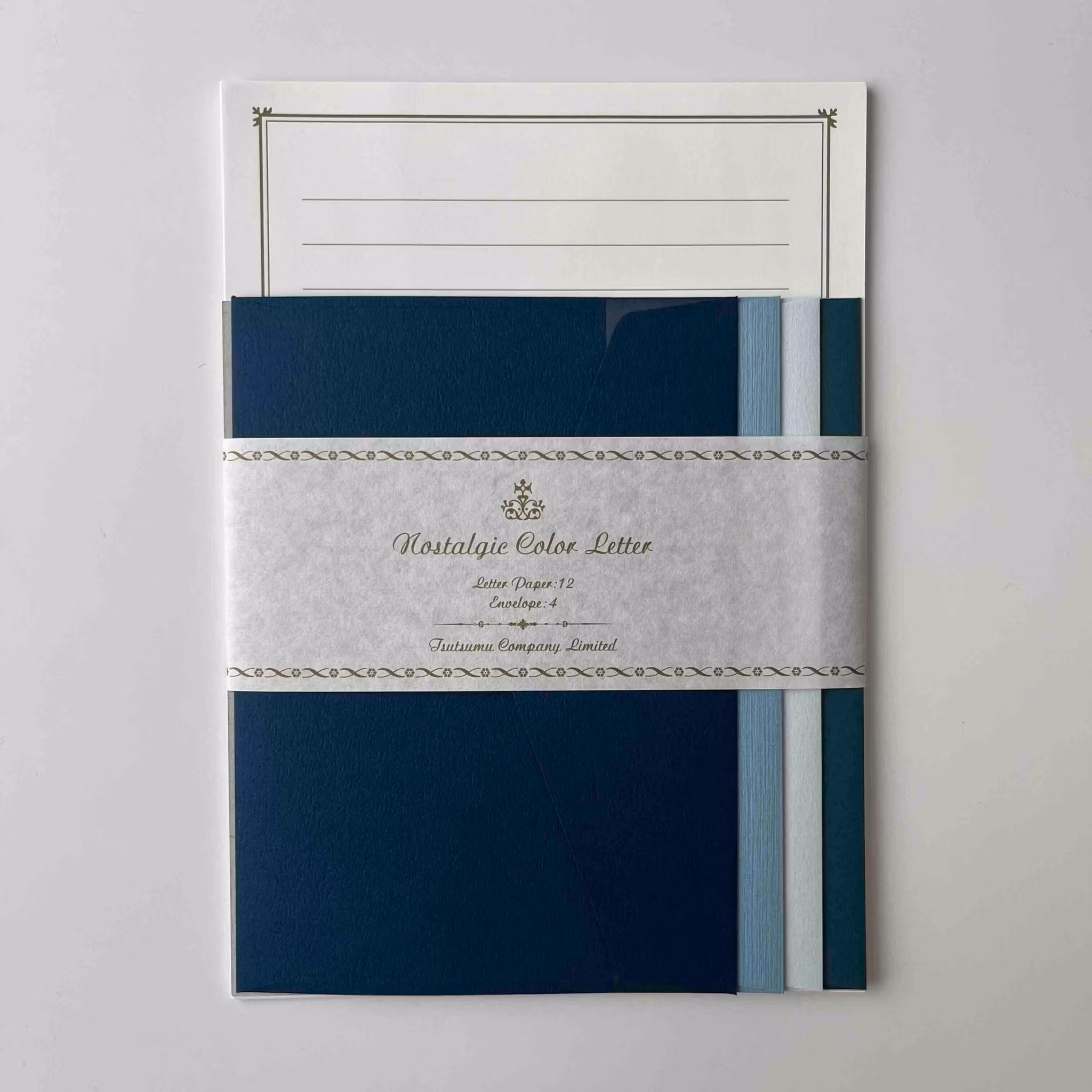 Brevpapper Tsutsumu Company - Nostalgic Color Navy