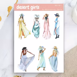 Stickers Penpaling Paula - Desert Girls