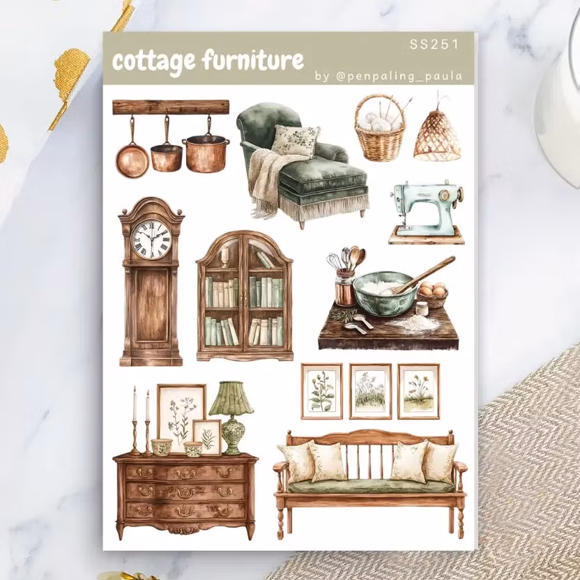 Stickers Penpaling Paula - Cottage Furniture