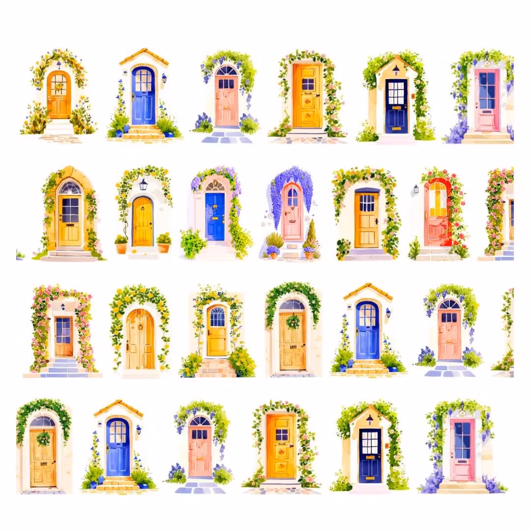 Penpaling Paula PET Tape (Pre-Cut) - Summer Doors 60 mm