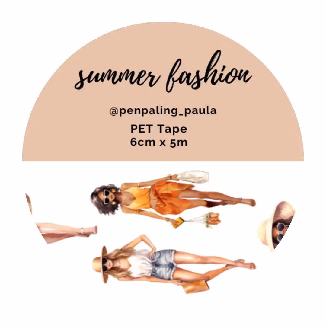 Penpaling Paula PET Tape - Summer Fashion 60 mm