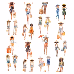 Penpaling Paula PET Tape - Summer Fashion 60 mm