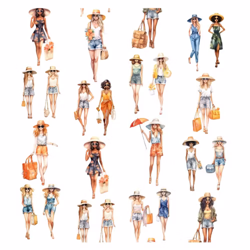 Penpaling Paula PET Tape - Summer Fashion 60 mm