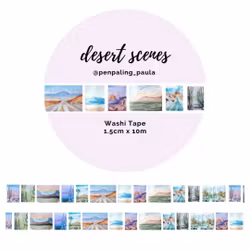 Washi Tape Penpaling Paula - Desert Scenes 15 mm