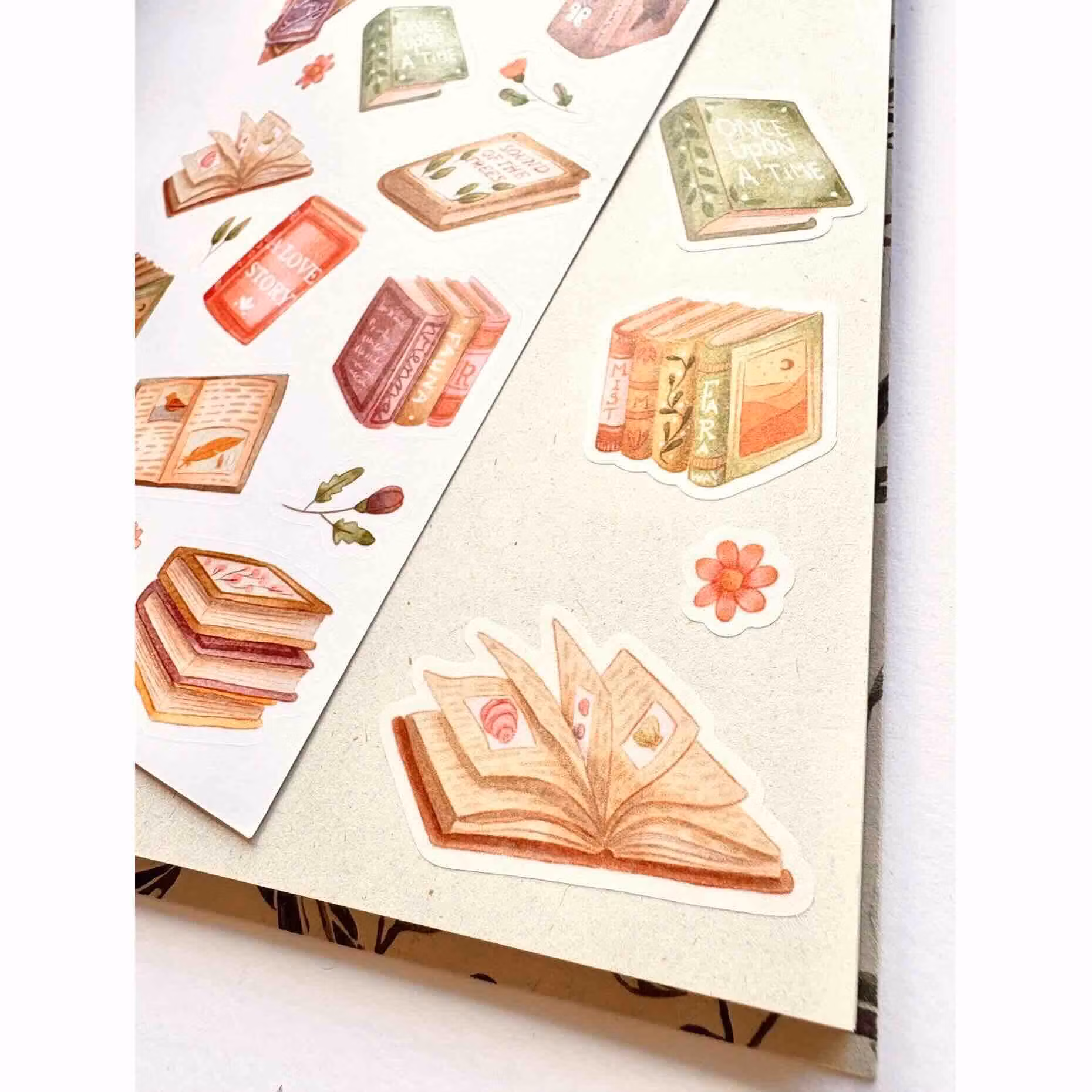 Washi Stickers Nikki Dotti - Vintage Books