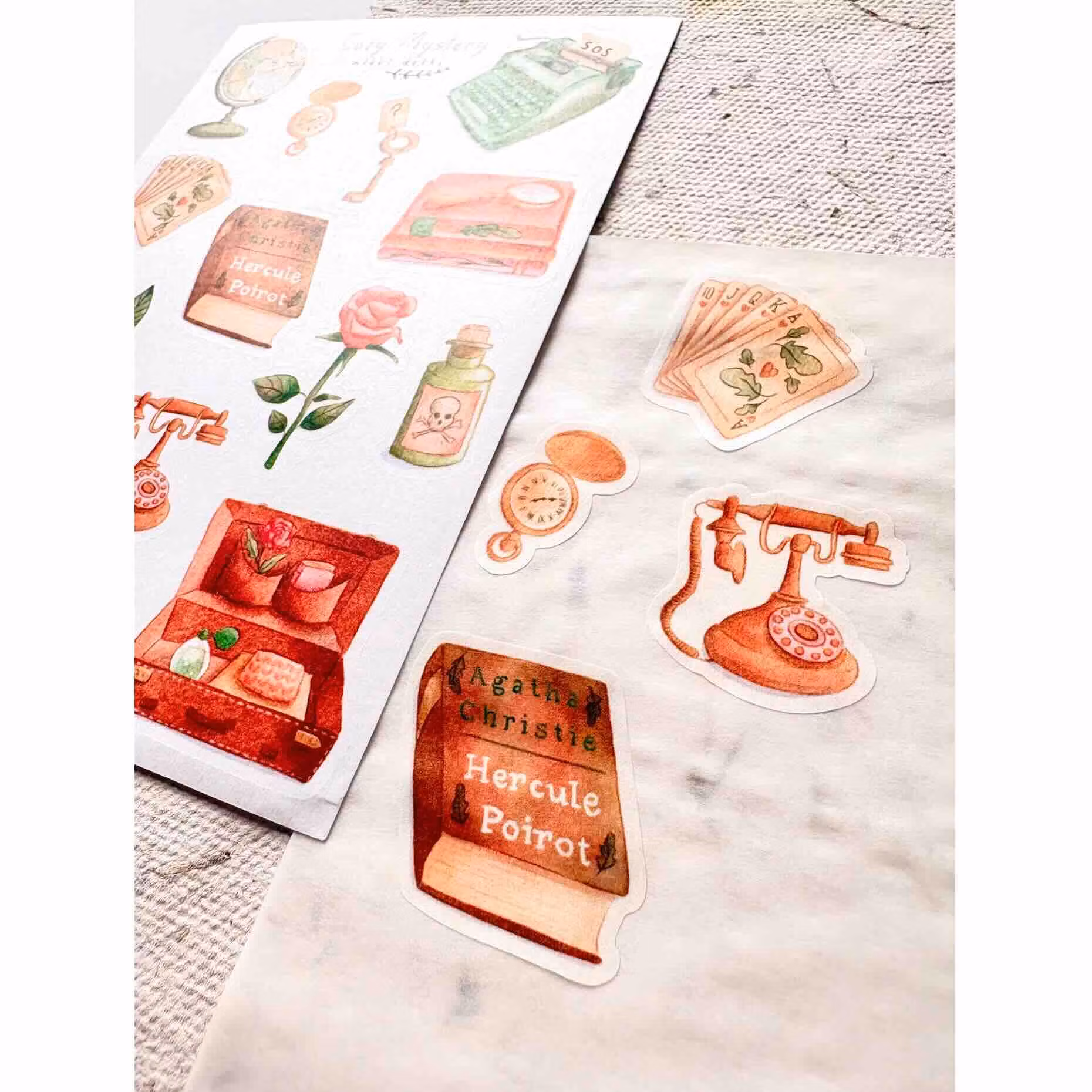Washi Stickers Nikki Dotti - Cozy Mystery