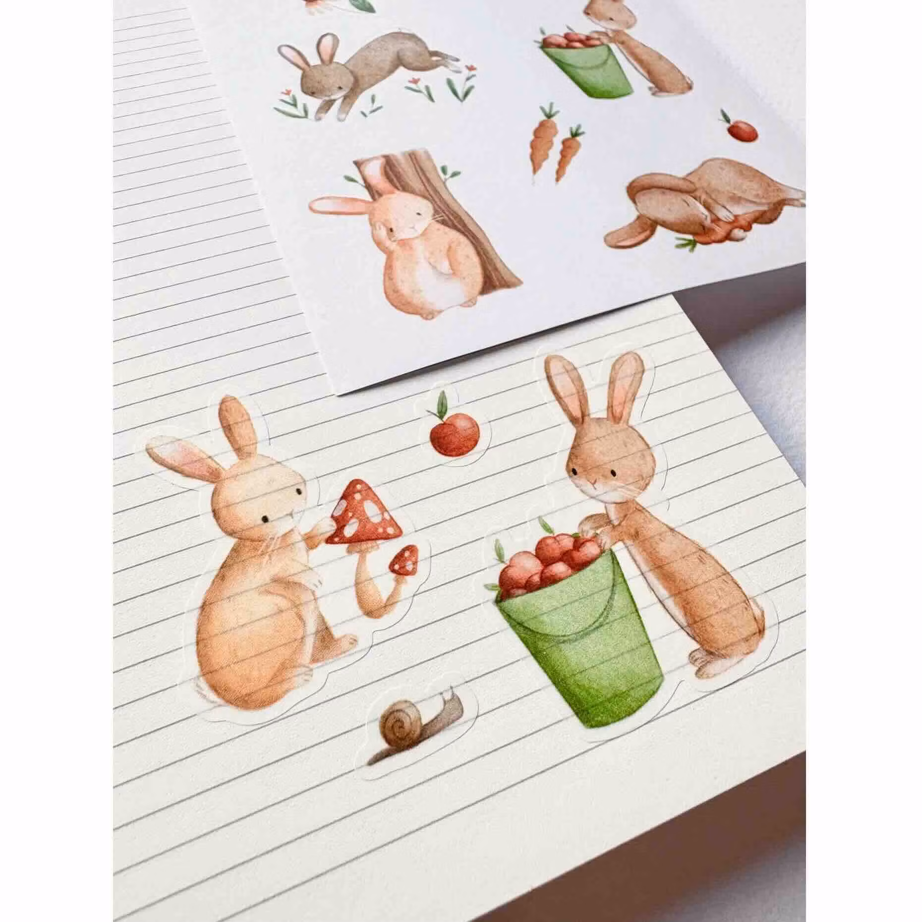 Washi Stickers Nikki Dotti - Bunnies