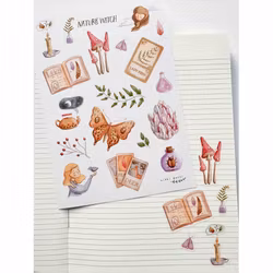 Washi Stickers Nikki Dotti - Nature Witch