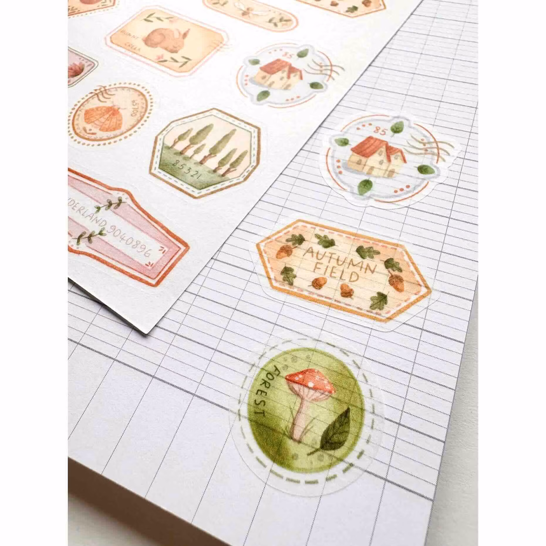 Washi Stickers Nikki Dotti - Passport Stickers