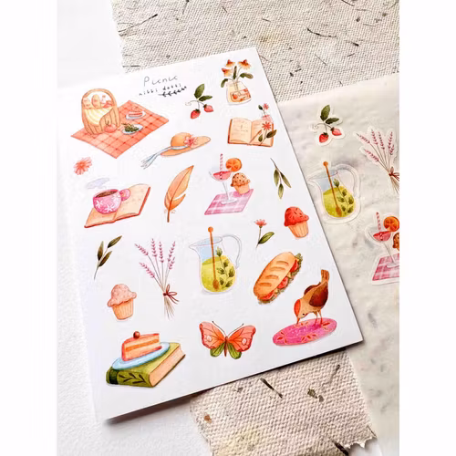 Washi Stickers Nikki Dotti - Picnic