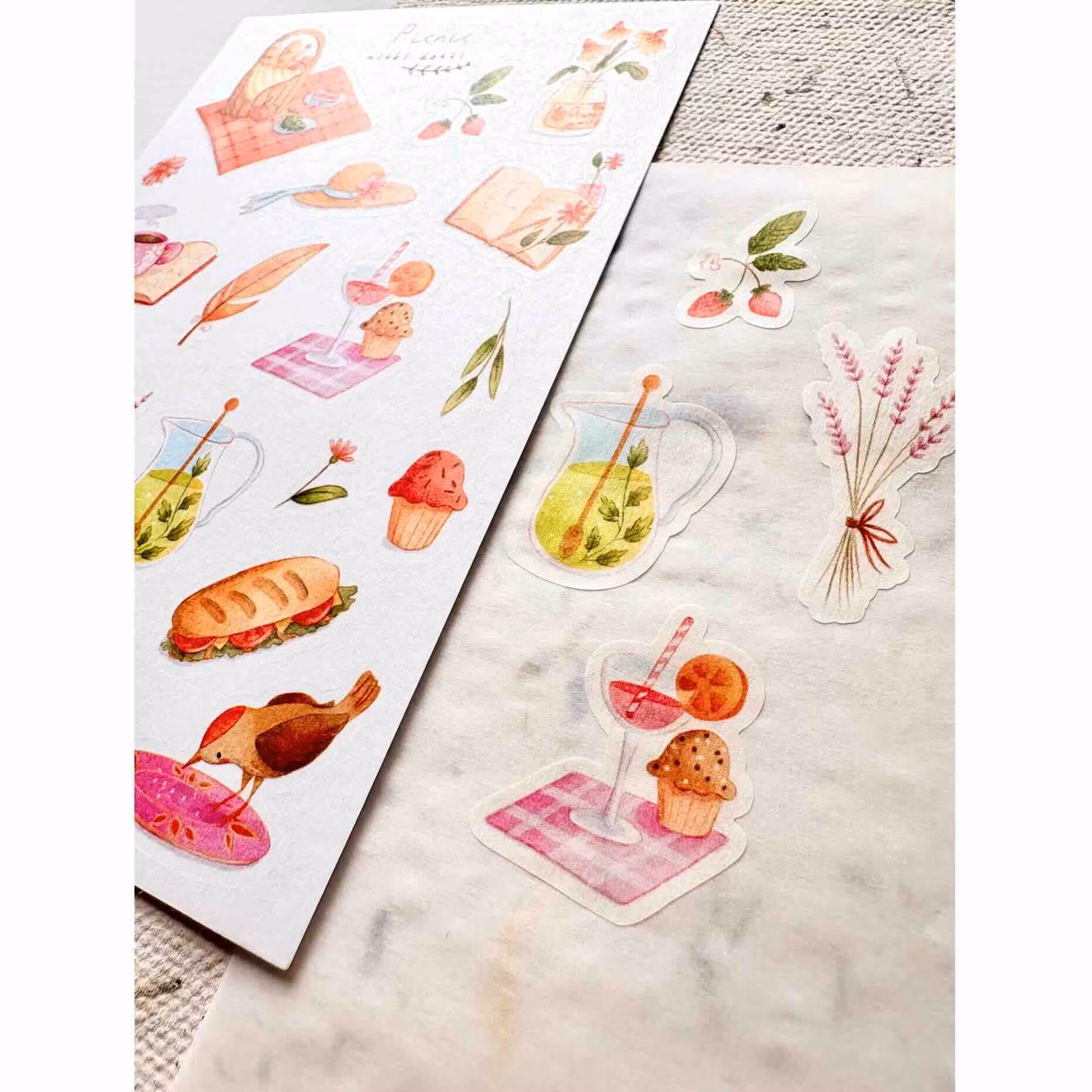 Washi Stickers Nikki Dotti - Picnic