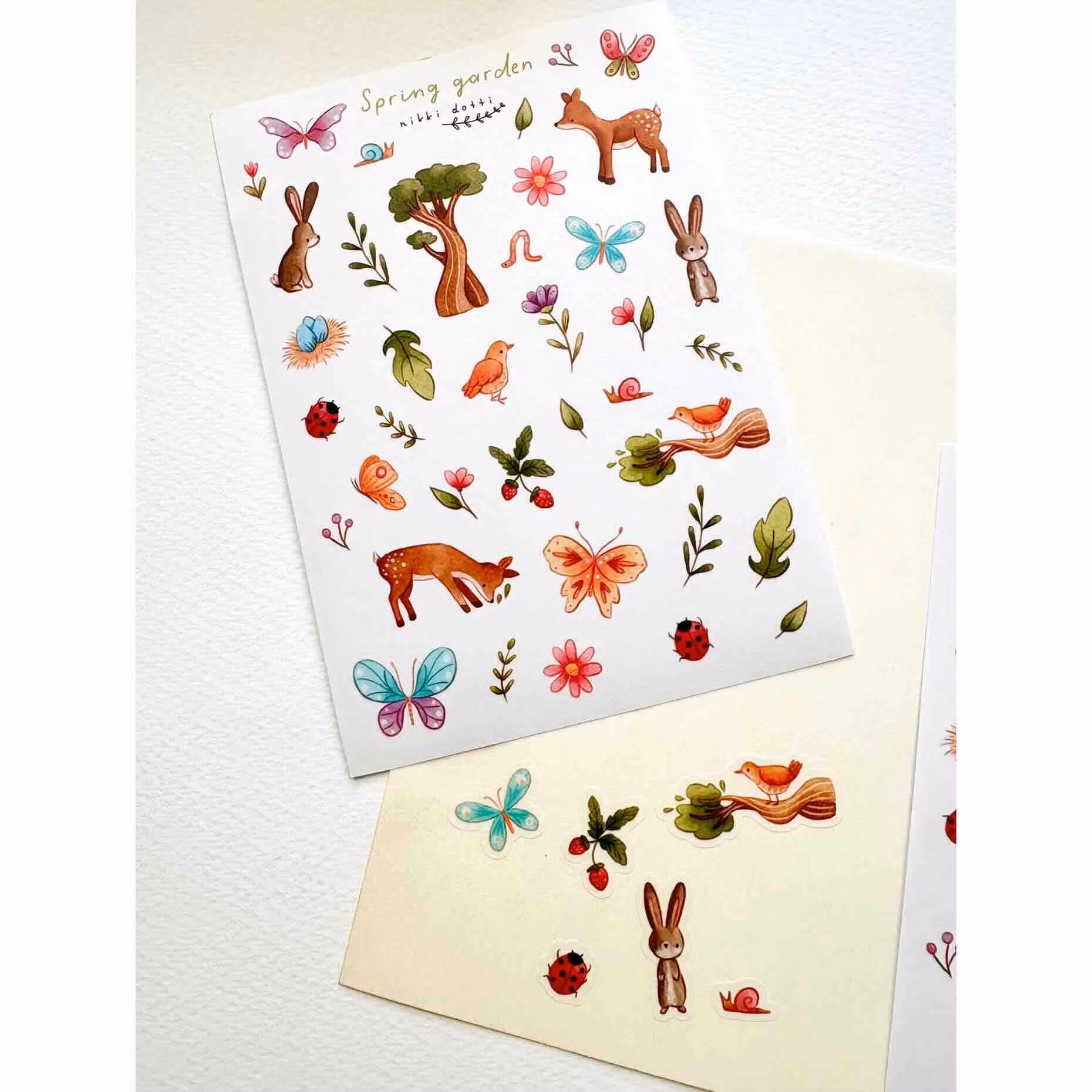 Washi Stickers Nikki Dotti - Spring Garden