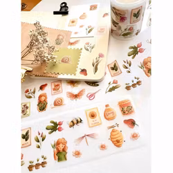 PET tape Nikki Dotti - Kitchen Garden (Kiss-cut) 50 mm