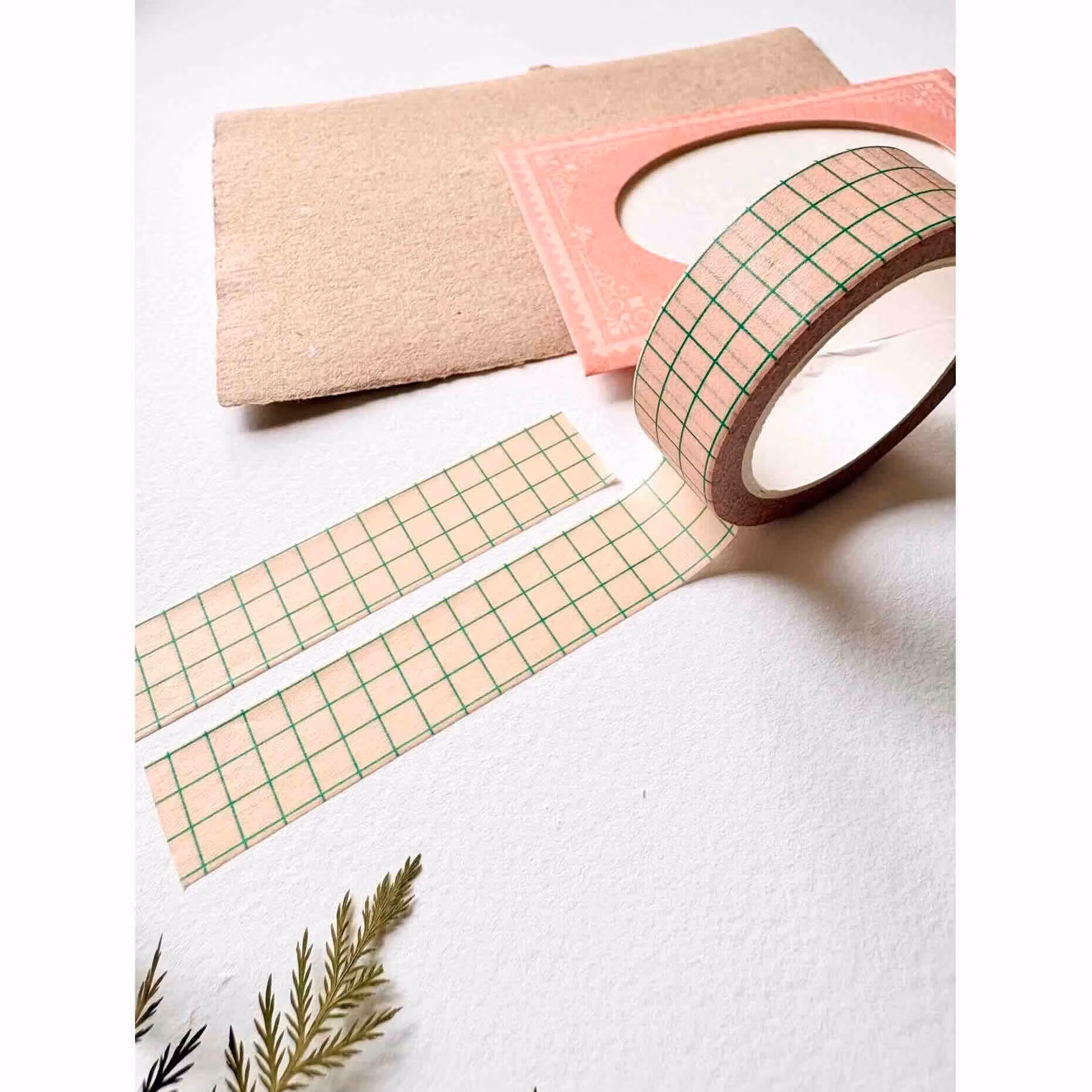 Washi tape Nikki Dotti - Cozy Grid 15 mm