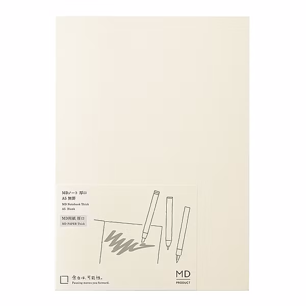 MD Notebook - A5 Thick Blank