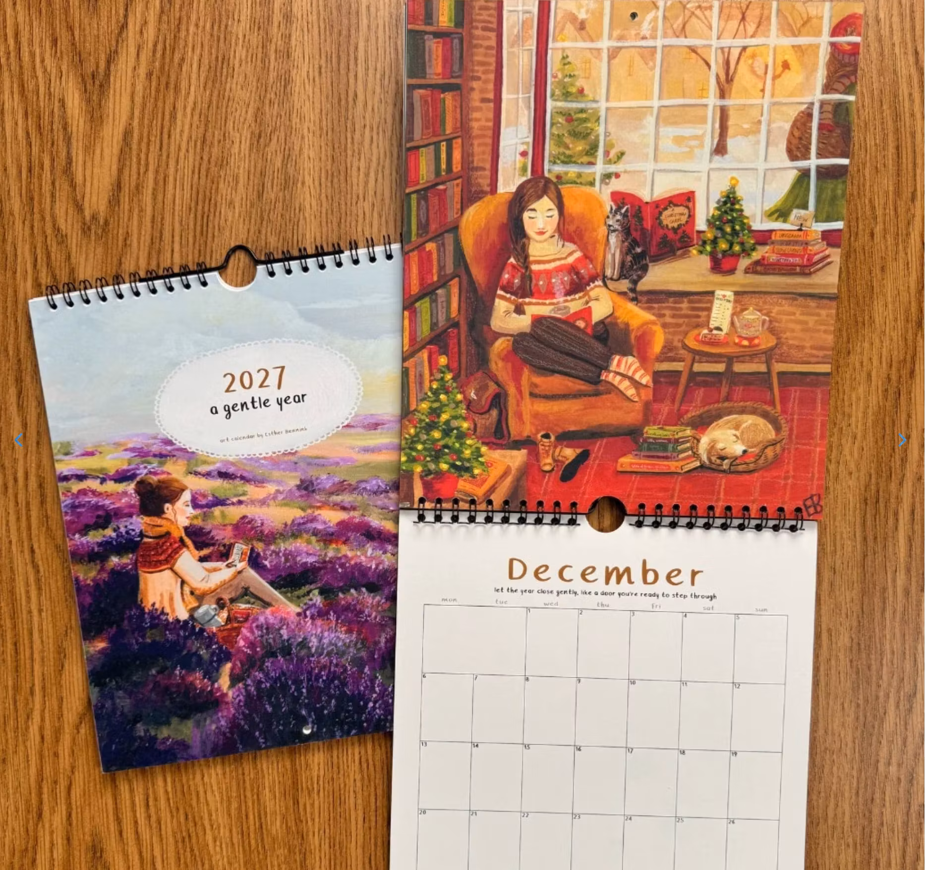 Esther Bennink Väggkalender 2027 - A Gentle Year
