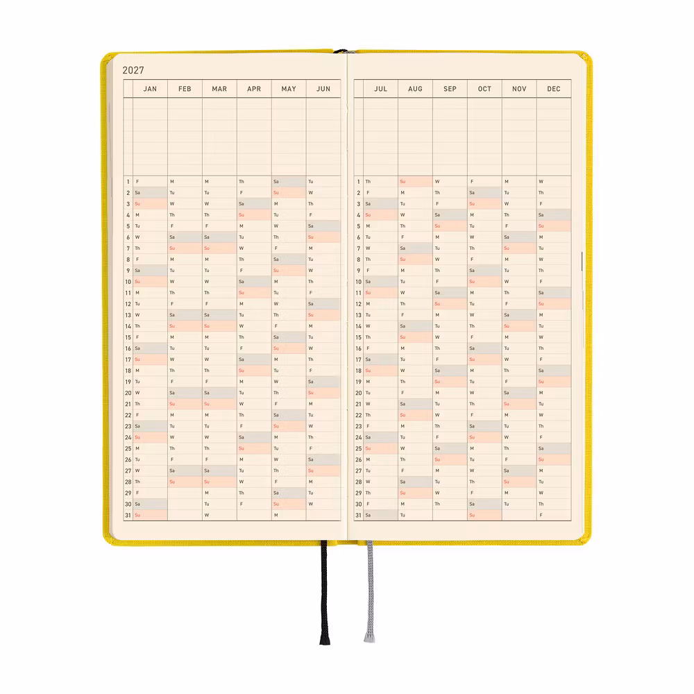 Hobonichi Weeks Colors: Canaria Yellow - 2027