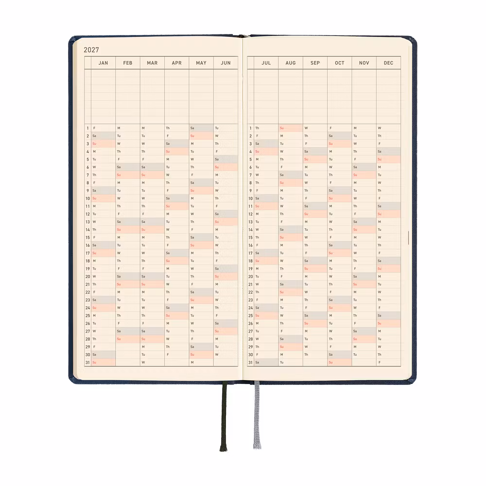 Hobonichi Weeks Colors: Midnight Blue - 2027