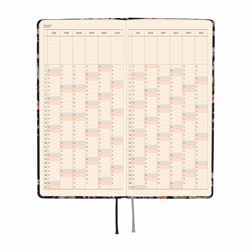 Hobonichi Weeks Liberty Fabrics: Floral Remedy - 2027
