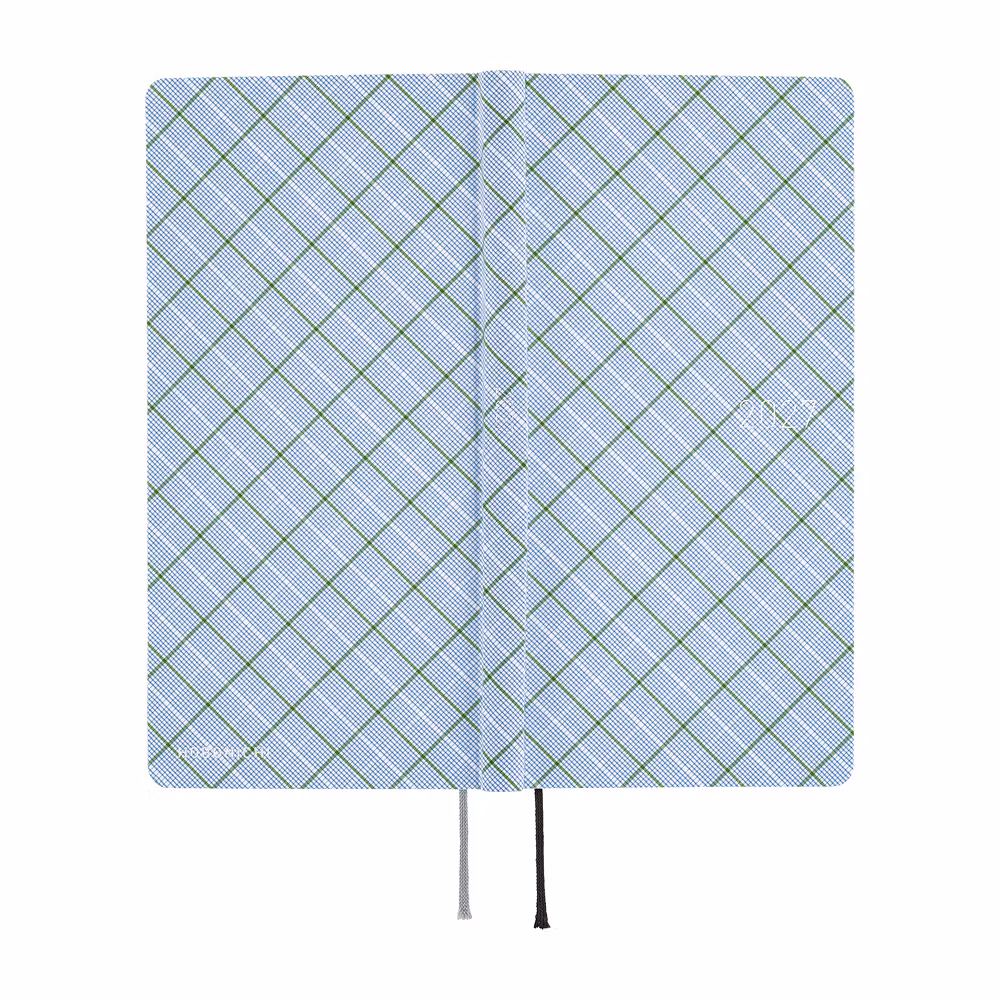 Hobonichi Weeks Shirt Fabric: Graph Plaid - 2027