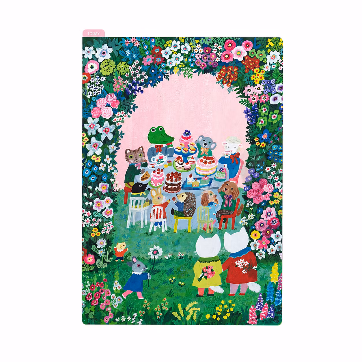 Yumi Kitagishi: Hobonichi Pencil Board for A5 Size (In the Garden) - 2027
