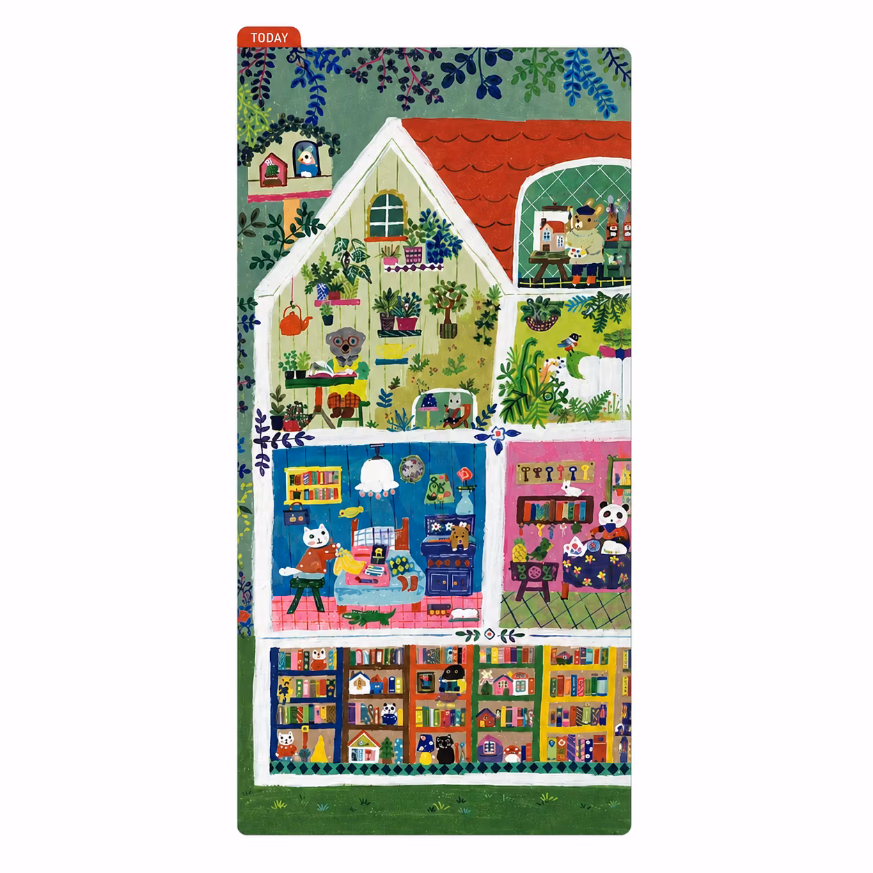 Yumi Kitagishi: Hobonichi Pencil Board for Weeks (Animal Condo) - 2027