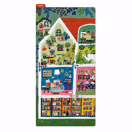 Yumi Kitagishi: Hobonichi Pencil Board for Weeks (Animal Condo) - 2027