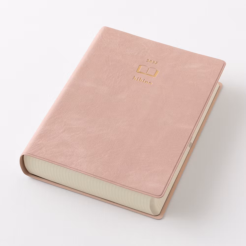 Midori 2027 Diary Hibino A6 Pink