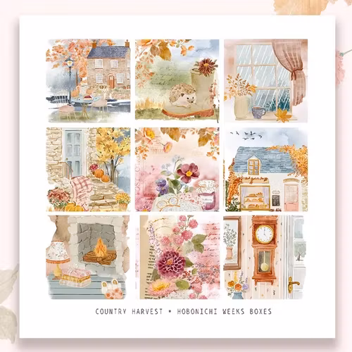 Hello Petite Paper Stickers (Hobo Weeks) - Country Harvest