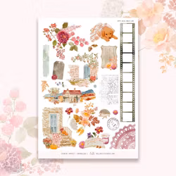 Hello Petite Paper Stickers - Country Harvest Journaling