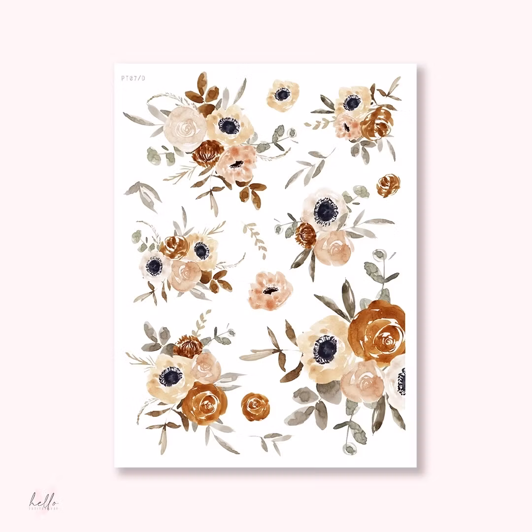 Hello Petite Paper Stickers Set - Spooky Season 6 ark
