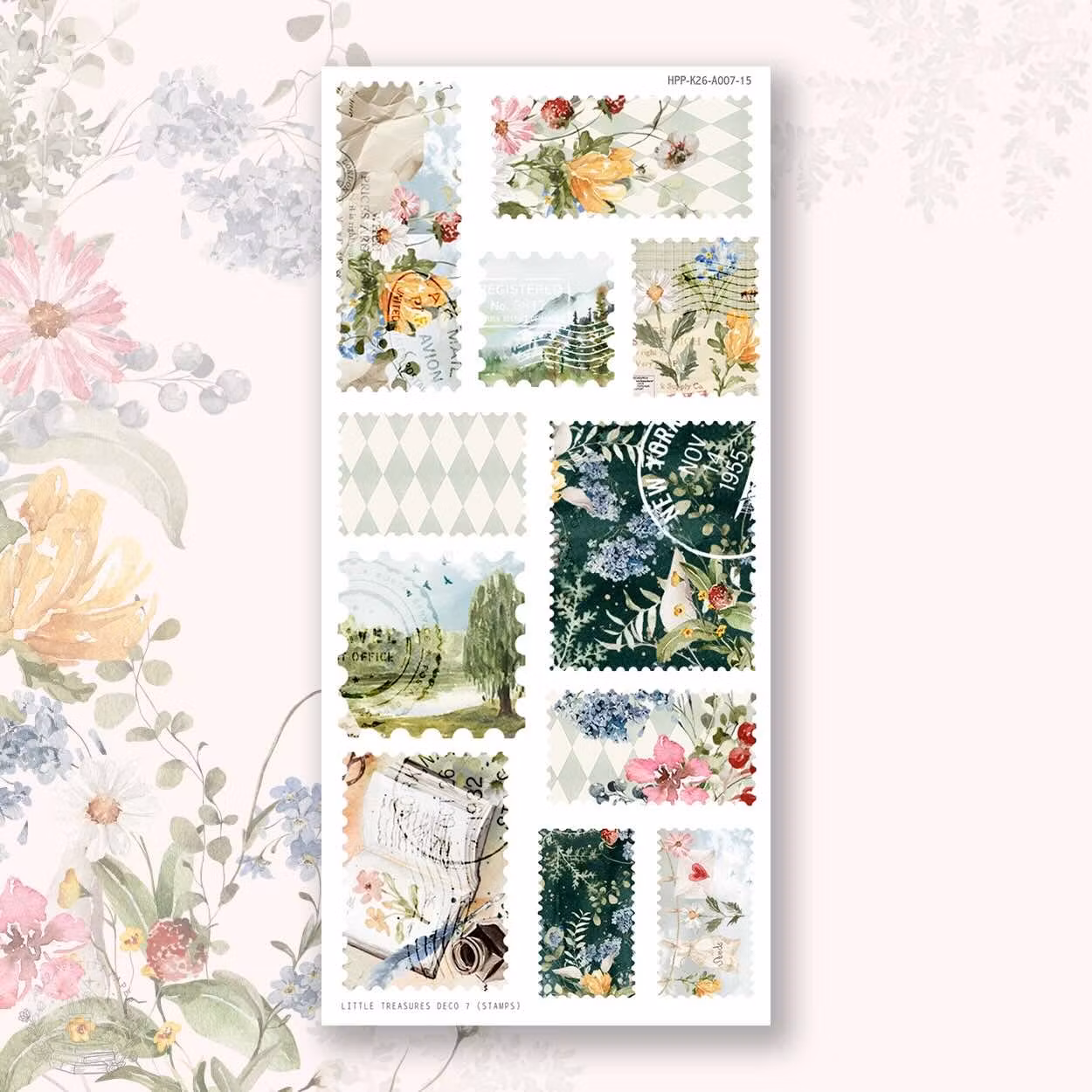 Hello Petite Paper Stickers - Little Treasures Stamps