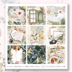 Hello Petite Paper Stickers (Hobo Weeks) - Little Treasures