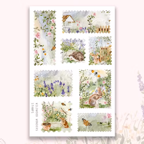 Hello Petite Paper Stickers - Wildwood Wonders Stamps