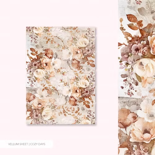 Hello Petite Paper Vellum Paper - Cozy Days A4