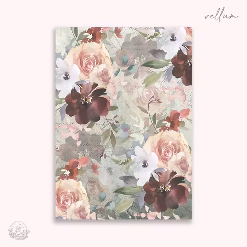 Hello Petite Paper Vellum Paper - Cozy Hues A4