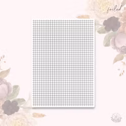Hello Petite Paper Washi Sticker - Grid Gold
