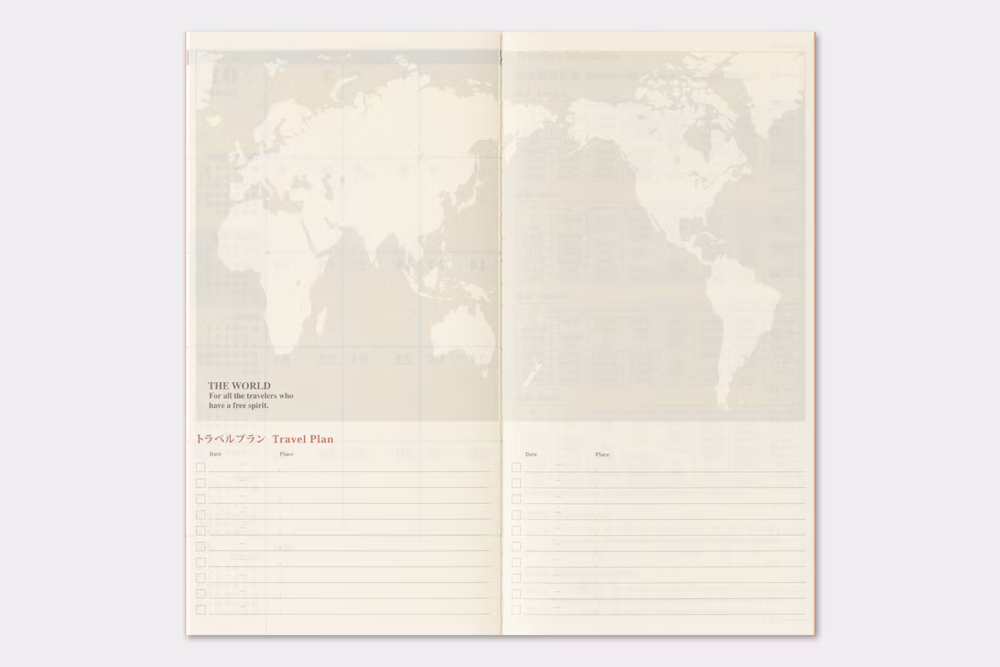 2027 Diary Refill (Monthly) - Regular Size // Traveler's Notebook