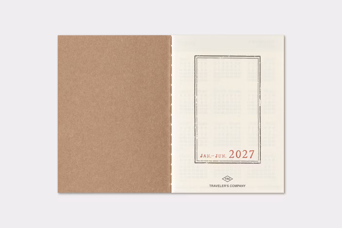 2027 Diary Refill (Weekly) - Passport Size // Traveler's Notebook