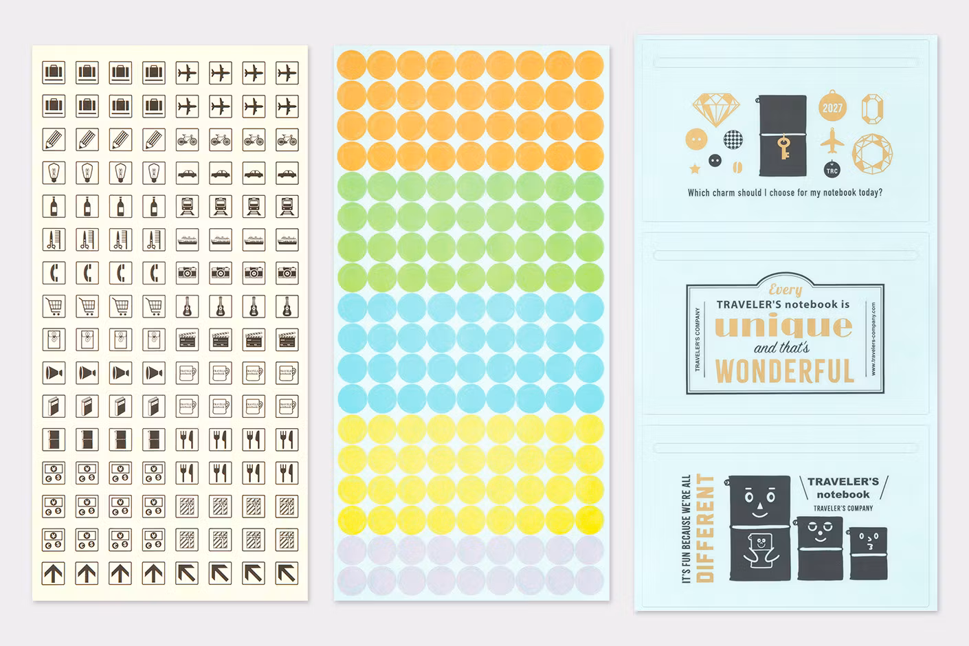 2027 Customized Stickers Set // Traveler's Notebook